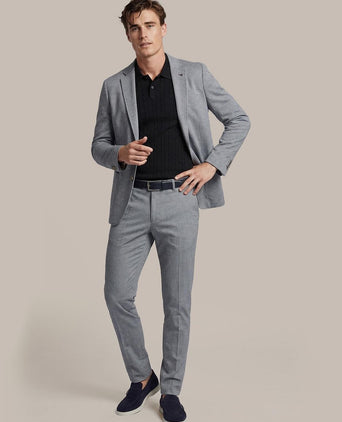 Colbert fame houndstooth donkerblauw