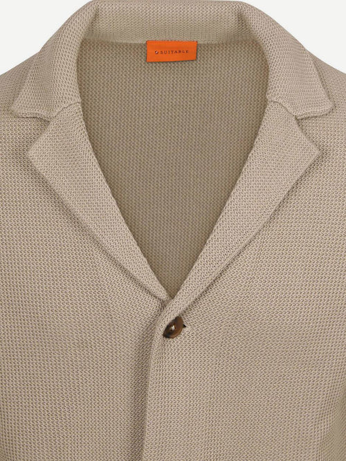 Cardigan button aaron beige