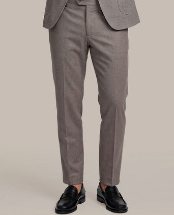 Aiden pantalon houndstooth tabacco