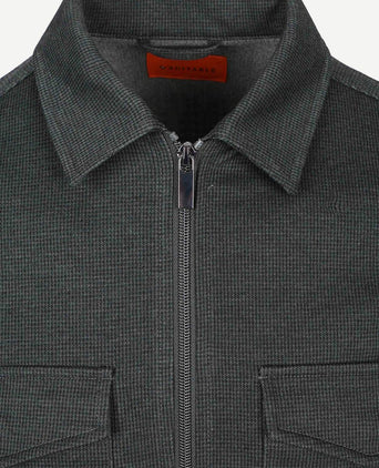 Overshirt Billy houndstooth forest