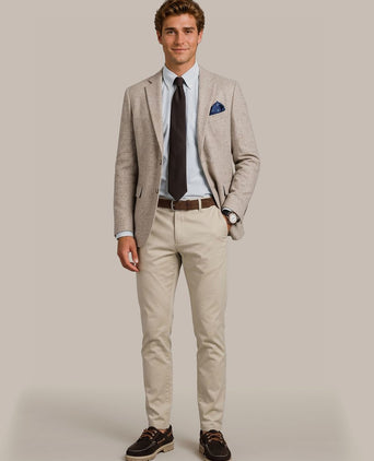 Colbert lamswol tweed beige
