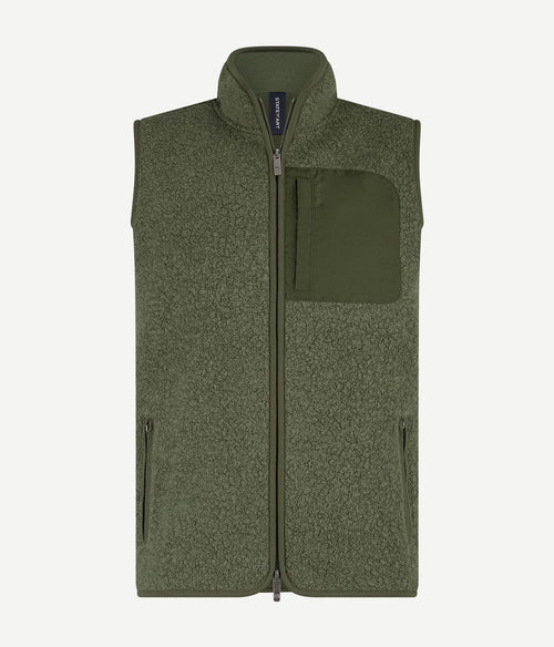 State of Art bodywarmer teddy olive