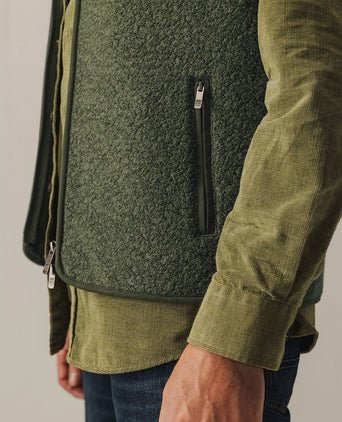 State of Art bodywarmer teddy olive