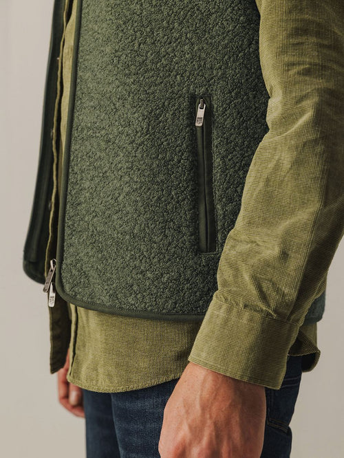 State of Art bodywarmer teddy olive