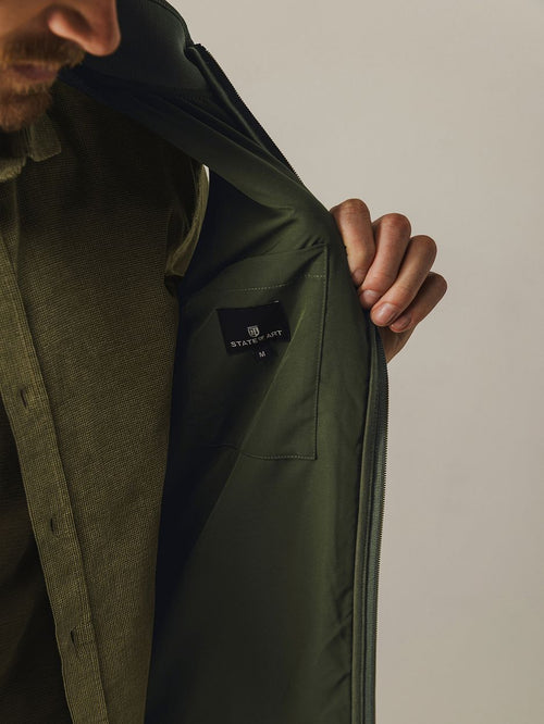 State of Art bodywarmer teddy olive