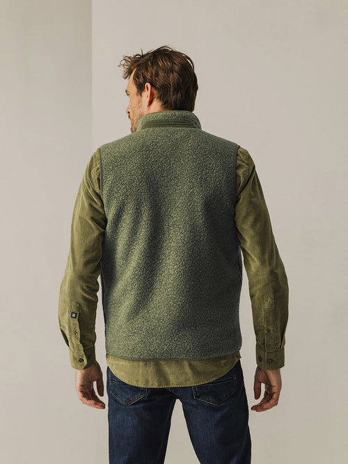 State of Art bodywarmer teddy olive