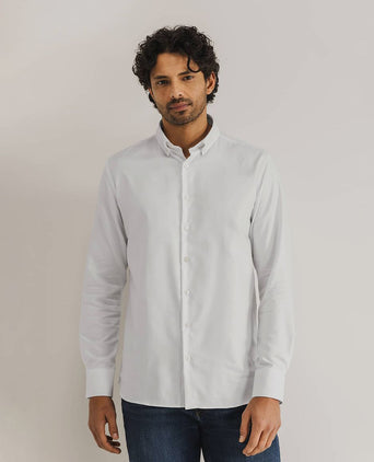 State of Art essentials Oxford overhemd wit | Regular-fit
