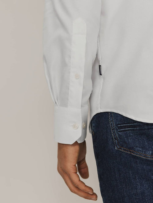 State of Art essentials Oxford overhemd wit | Regular-fit