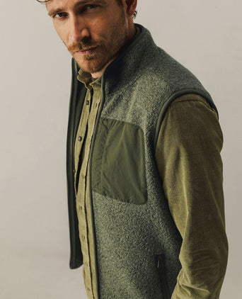 State of Art bodywarmer teddy olive