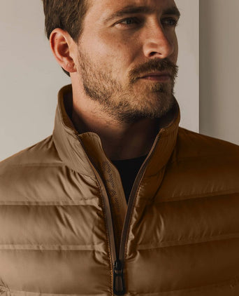 State of Art jas puffed bruin | Regular-fit