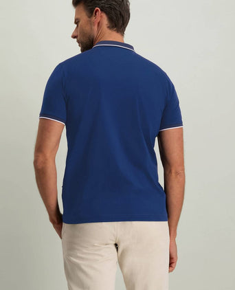 State of Art jersey polo donkerblauw