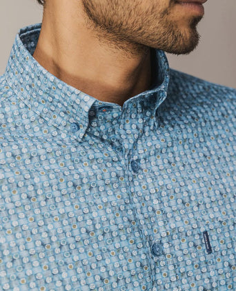 State of Art overhemd poplin dandelion blauw | Regular-fit