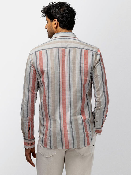 Overhemd streep rood