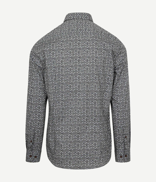 State of Art overhemd poplin dandelion grijs | Regular-fit