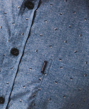 State of Art overhemd print blauw | Regular-fit