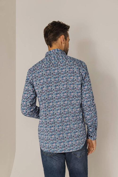 State of Art overhemd dandelion blauw | Regular-fit