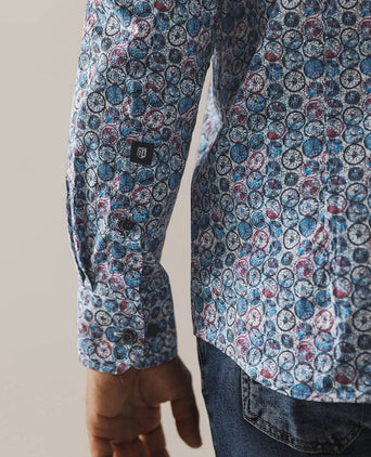 State of Art overhemd dandelion blauw | Regular-fit