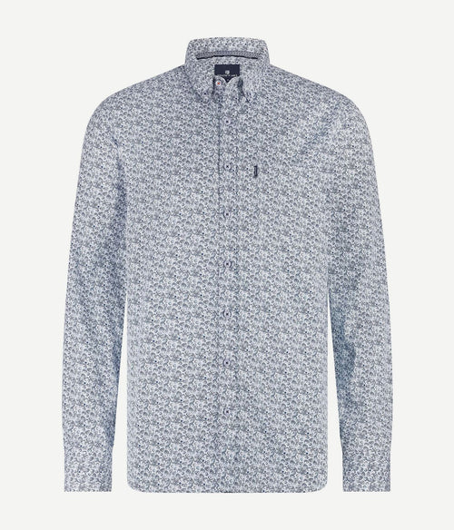 State of Art overhemd poplin shell blauw | Regular-fit