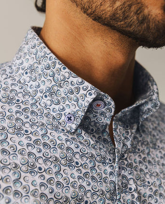 State of Art overhemd poplin shell blauw | Regular-fit