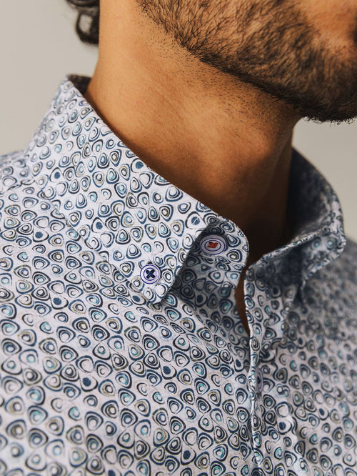 State of Art overhemd poplin shell blauw | Regular-fit