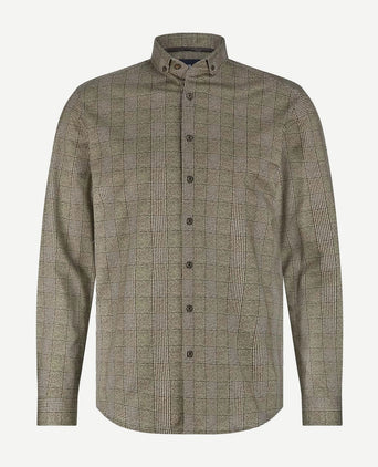 State of Art overhemd print grijs | Regular-fit