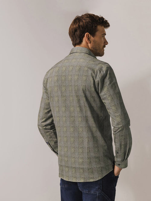 State of Art overhemd print grijs | Regular-fit