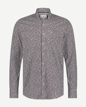 State of Art overhemd print multicolour | Regular-fit