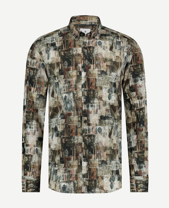 State of Art overhemd print multicolour | Regular-fit