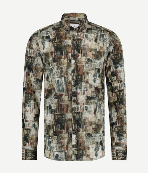 State of Art overhemd print multicolour | Regular-fit