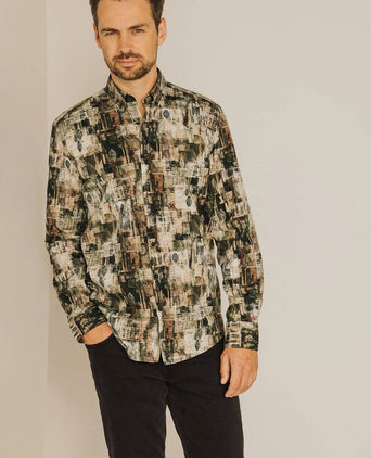 State of Art overhemd print multicolour | Regular-fit
