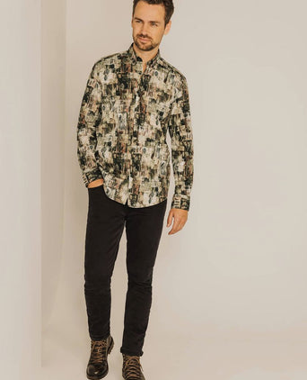 State of Art overhemd print multicolour | Regular-fit