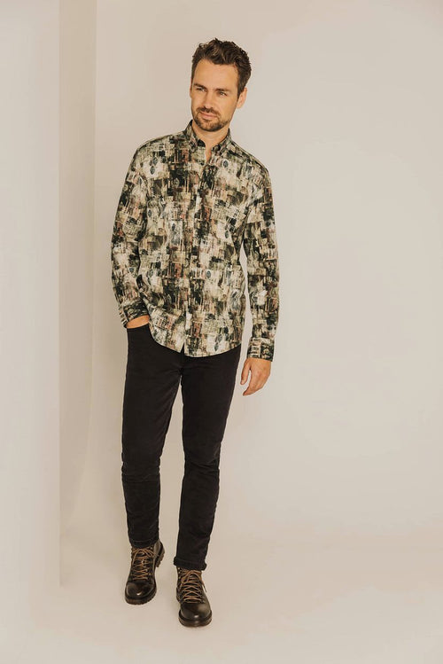 State of Art overhemd print multicolour | Regular-fit