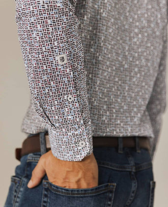 State of Art overhemd print multicolour | Regular-fit