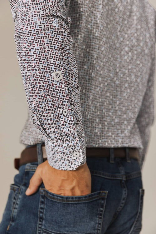 State of Art overhemd print multicolour | Regular-fit