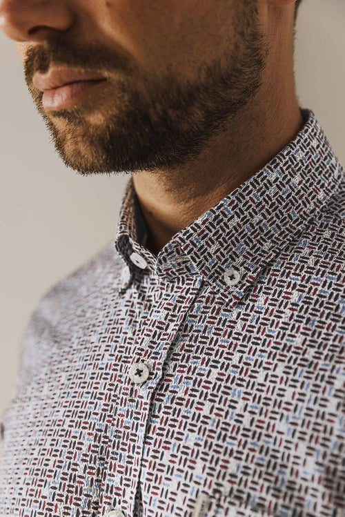State of Art overhemd print multicolour | Regular-fit