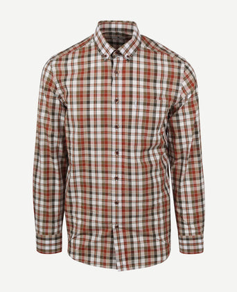 State of Art overhemd rood geruit | Regular-fit