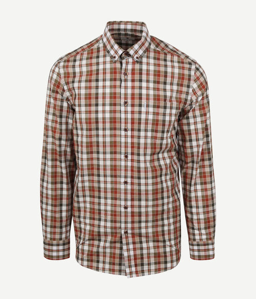 State of Art overhemd rood geruit | Regular-fit