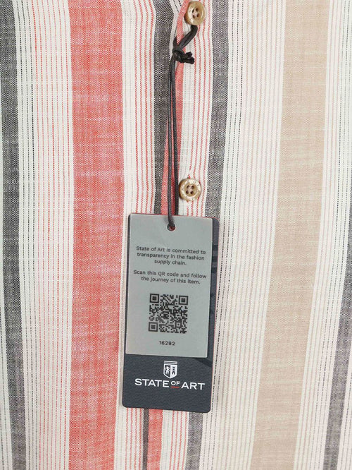 Overhemd streep rood