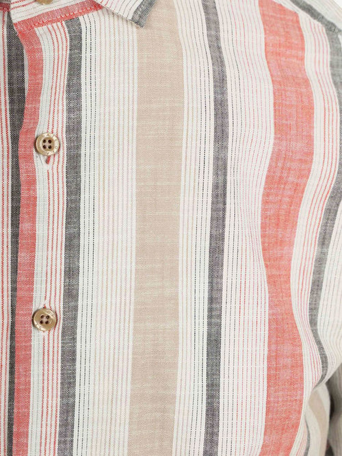 Overhemd streep rood