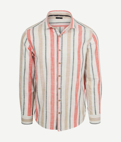 Overhemd streep rood
