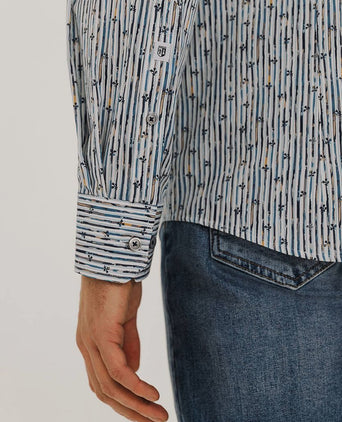 State of Art overhemd striped pop | Regular-fit