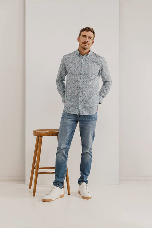 State of Art overhemd striped pop | Regular-fit