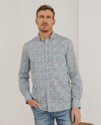 State of Art overhemd striped pop | Regular-fit