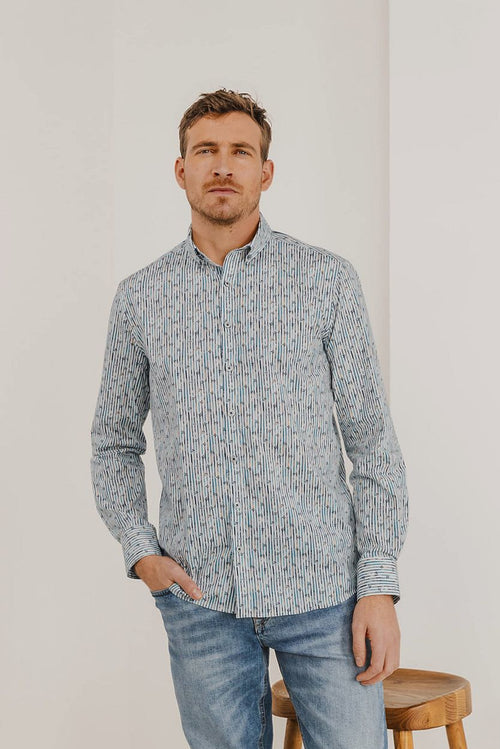 State of Art overhemd striped pop | Regular-fit
