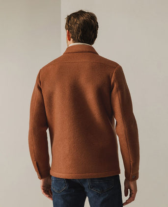 State of Art overshirt wolblend brique | Regular-fit