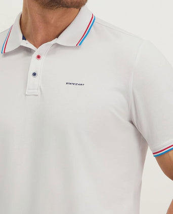 State of Art pique poloshirt wit