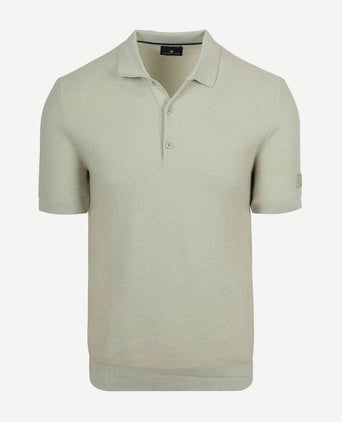 Polo knitted groen