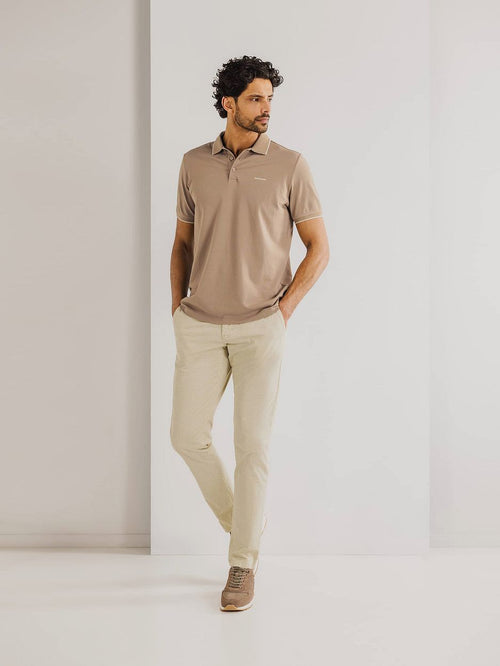 State of Art poloshirt piqué bruin