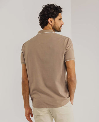 State of Art poloshirt piqué bruin