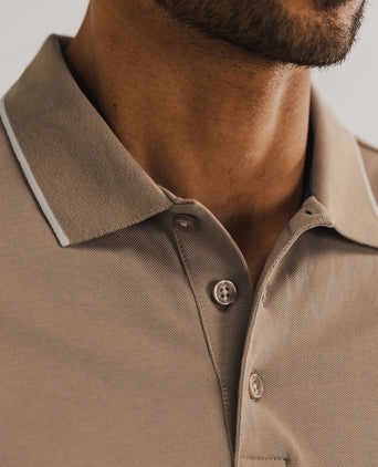 State of Art poloshirt piqué bruin